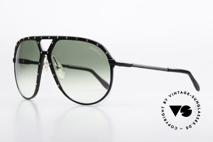 Alpina M1 Black With Golden Screws, green gradient lenses with original Alpina logo, Made for Men