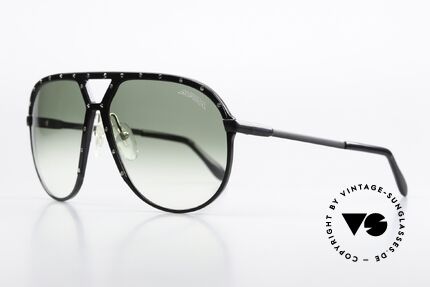 Alpina M1 Black With Silver Screws, green gradient lenses with original Alpina logo, Made for Men