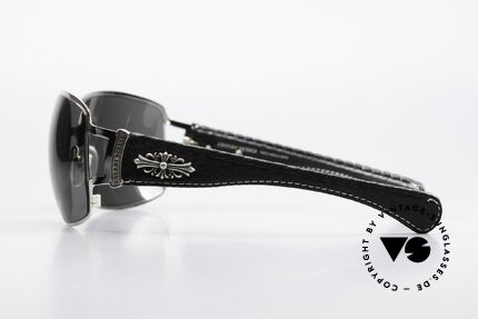 Chrome Hearts Poon I Biker Shades Leather Temples, connoisseurs know about the Chrome Hearts specialty, Made for Men and Women