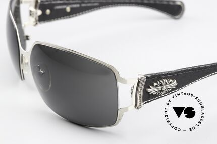 Chrome Hearts Poon I Biker Shades Leather Temples, like the "Flight Club Oliver Peoples OP-523 shades", Made for Men and Women