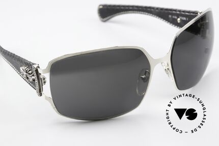Chrome Hearts Poon I Biker Shades Leather Temples, e.g. Guns 'N' Roses made Chrome Hearts famous ;-), Made for Men and Women