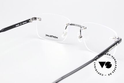 Montblanc MB0088O Men's Frame Rimless Gunmetal, unworn gentlemen's model with orig. Montblanc case, Made for Men