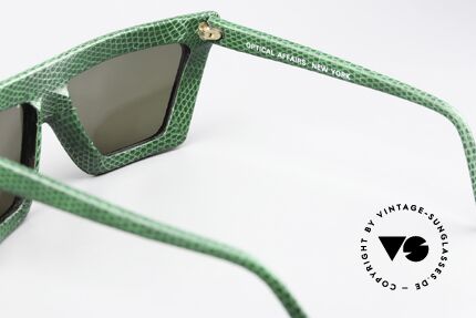 Christian Roth KL 1987 Genuine Green Lizard Skin, Size: medium, Made for Women