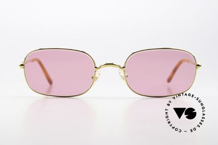 Cartier Deimios - M Pink Shades 22ct Gold Plated, unisex model of the 'THIN RIM' Collection by Cartier, Made for Men and Women