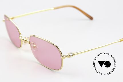Cartier Deimios - M Pink Shades 22ct Gold Plated, ideal for seeing the world through rose-colored glasses, Made for Men and Women