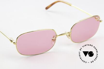 Cartier Deimios - M Pink Shades 22ct Gold Plated, 2. hand, but in absolutely mint condition + Cartier Box, Made for Men and Women