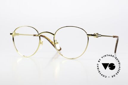 Gucci GG1222O Panto Gold-Plated 48mm Details