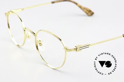 Gucci GG1222O Panto Gold-Plated 48mm, gold-plated metal frame, made in Japan quality, Made for Men and Women