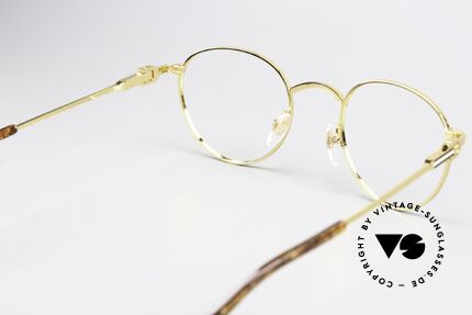 Gucci GG1222O Panto Gold-Plated 48mm, frame can be fitted with any lenses (varifocal), Made for Men and Women