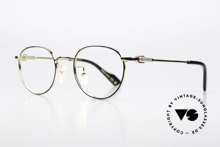 Gucci GG1613OJ Panto Gold Black 49mm, timeless panto eyewear design; truly elegant, Made for Men and Women