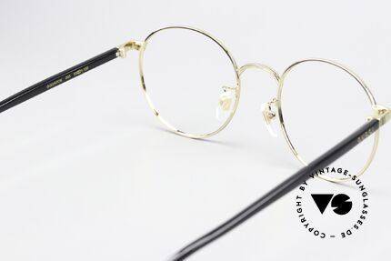 Gucci GG0297OK Round Gold Black 52mm, frame can be fitted with any lenses (varifocal), Made for Men and Women