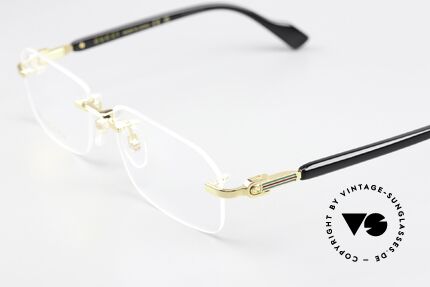 Gucci GG1221O Rimless Spec Unisex Gold, thus, also a very elegant model for women, Made for Men and Women