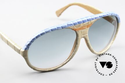Christian Roth 's Own Genuine Alligator Skin Frame, frame also signed by designer Christian Roth, Made for Men