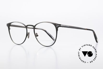 Tom Ford TF5936 Titan Frame Made in Japan, leightweight TITANIUM frame, matt black / silver, Made for Men and Women
