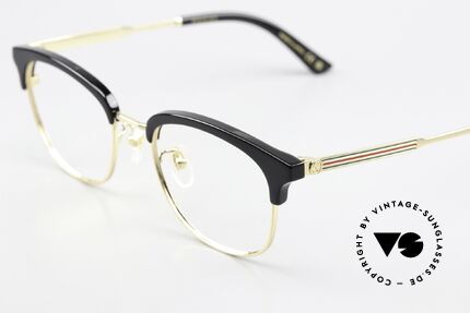 Gucci GG0590OK Combi Glasses Gold Black, gold & black metal frame, made in Japan quality, Made for Men and Women