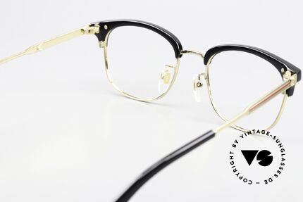 Gucci GG0590OK Combi Glasses Gold Black, frame can be fitted with any lenses (varifocal), Made for Men and Women