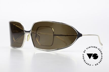 Christian Roth 14004 Two Glasses In One Model, small titanium frame, in size 38/26, made in Japan, Made for Men and Women