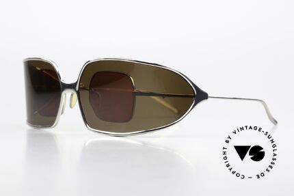 Christian Roth 14004 Brilliant Clip-On Concept, small titanium frame, in size 38/26, made in Japan, Made for Men and Women