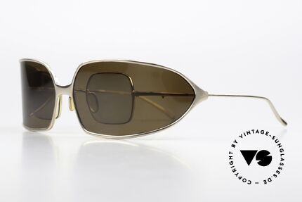 Christian Roth 14004 With Wrap Around Clip On, small titanium frame, in size 38/26, made in Japan, Made for Men and Women