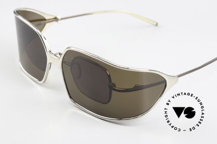 Christian Roth 14004 Small Frame Large Clip-On, with a large wrap-around sun clip; polarized, 100%, Made for Men and Women