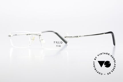 Fred Sainte-Lucie With Real Pearl On The Frame, with a real pearl as a temple decoration on each side, Made for Men and Women