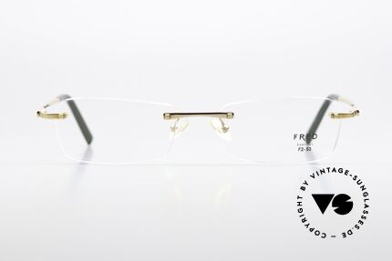 Fred Sainte-Lucie Genuine Pearl On The Frame, precious frame for women and men; in ROSÉ-GOLD, Made for Men and Women