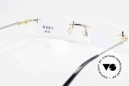 Fred Aberdeen Striking Square Lens Shape, unworn (like all our rare vintage eyewear by FRED), Made for Men