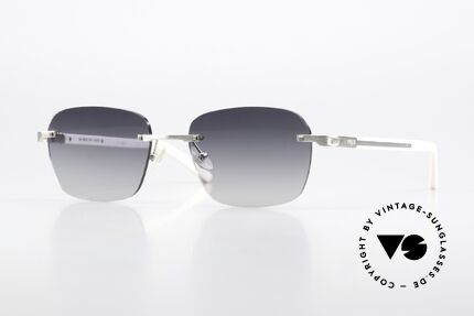 Fred Move F1 Square Rimless Sunglasses Details
