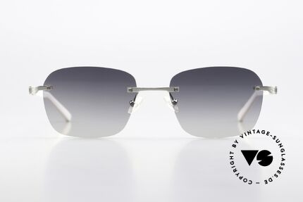 Fred Move F1 Square Rimless Sunglasses, rimless; square sunglasses for ladies and gentlemen, Made for Men and Women