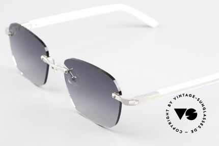 Fred Move F1 Square Rimless Sunglasses, unique LUXURY sunglasses with flexible spring hinges, Made for Men and Women