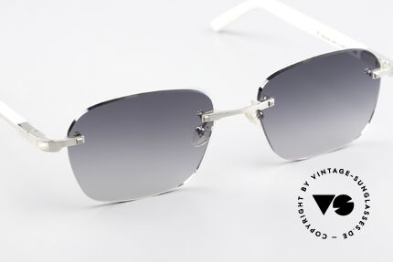 Fred Move F1 Square Rimless Sunglasses, unworn; like all our rare vintage sunglasses by FRED, Made for Men and Women