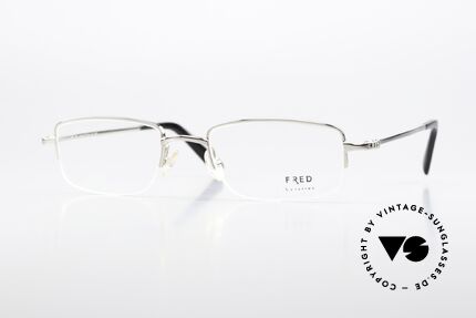 Fred Manhattan N2 Nylor Frame Platinum Details