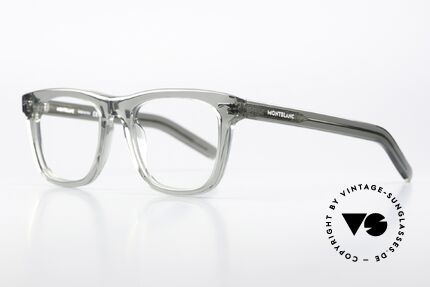 Montblanc MB0262O Men's Full Rim Specs Square, elegant men's eyeglasses; timeless acetate eyewear, Made for Men