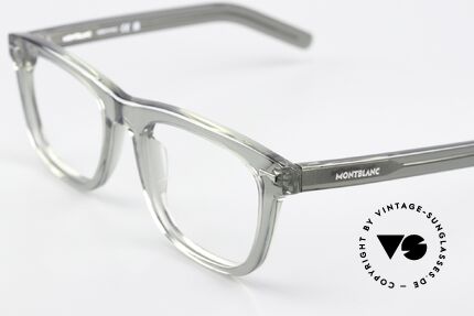 Montblanc MB0262O Men's Full Rim Specs Square, but also an eye-catcher as striking ladies' eyeglasses, Made for Men