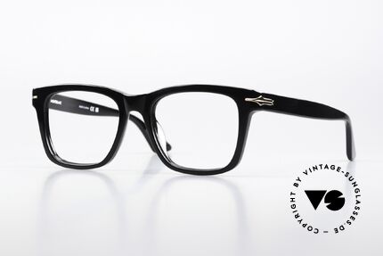Montblanc MB0266O Men's Full Rim Frame Black Details