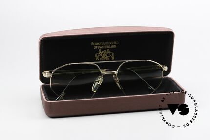 Roman Rothschild R1037 Gold Plated Shades Luxury, Size: large, Made for Men and Women