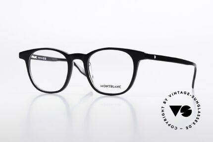 Montblanc MB0153O Classic Eyeglasses For Men, classic eyeglasses in black for men by Montblanc, Made for Men