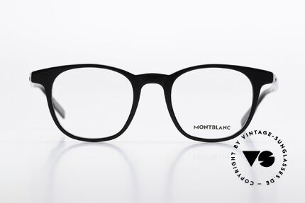 Montblanc MB0153O Classic Eyeglasses For Men, model MB0153O size 48/20, 145mm (in LARGE fit), Made for Men
