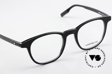 Montblanc MB0153O Classic Eyeglasses For Men, the LARGE frame (140mm) can be glazed optionally, Made for Men