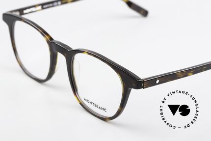 Montblanc MB0153O Acetate Glasses For Men, elegant men's eyeglasses; timeless acetate eyewear, Made for Men