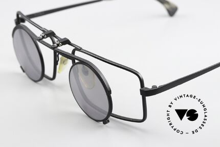 Alain Mikli 5667 / 011 Wim Wenders Movie Frame, great metal frame with ingenious sun-clip (folding up), Made for Men