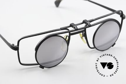 Alain Mikli 5667 / 011 Wim Wenders Movie Frame, unworn rarity (scratch-free silver-mirrored sun lenses), Made for Men