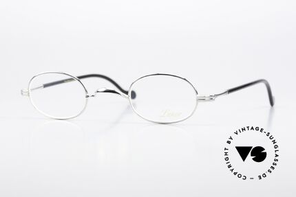 Lunor II A 08 Oval Frame Acetate Temples Details