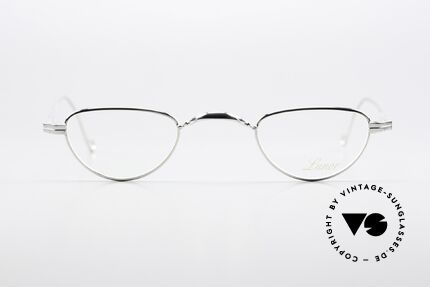 Lunor II 06 Reading Spectacles Platinum, model "06": the classic reading form; in size 39/25, Made for Men and Women
