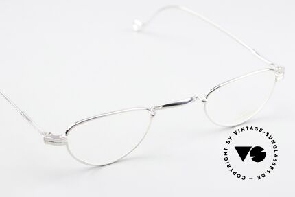 Lunor II 06 Reading Spectacles Platinum, old, unworn rarity (comes with an orig. Lunor case), Made for Men and Women