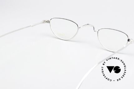 Lunor II 06 Reading Spectacles Platinum, Size: extra small, Made for Men and Women