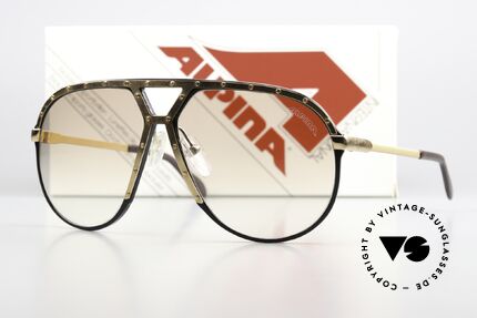 Alpina M1 With Light Tinted Sun Lenses, the old legend in untouched condition, size 64/14, Made for Men