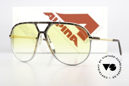Alpina M1 Super Rare Yellow Gradient, the old legend in untouched condition, size 64/14, Made for Men