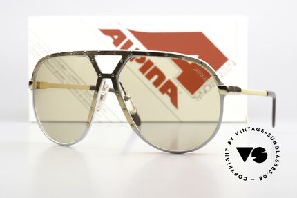 Alpina M1 Legendary 80's Sunglasses, the old legend in untouched condition, size 64/14, Made for Men