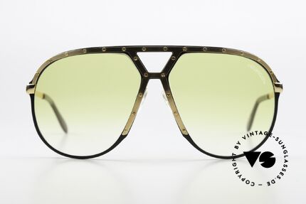 Alpina M1 Rare 80's Fashion Accessory, black frame + gold ornamental cover & 24 screws, Made for Men